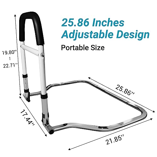 Youngercar Bedside Safety Bed Rails For Elderly Adults, Handicap, Pregnant - Bed Assist Bar With Free Storage Pocket - Adjustable Bed Cane Fits King, Queen, Full, Twin Size Bed - Stability Grab Bar #TOP5