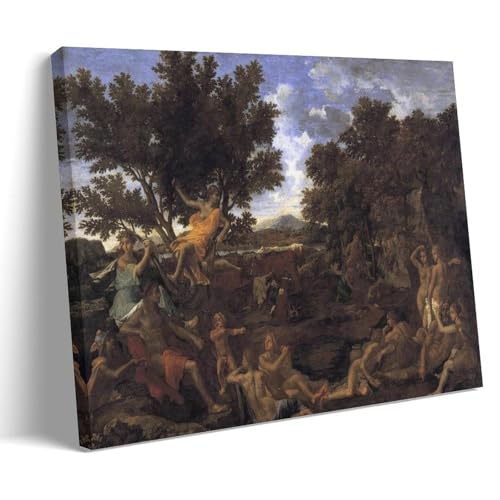Apollon et Daphné toile 1664 sublimez votre salon avec un tableau classique encadré