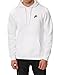 NIKE Sportswear Men's Pullover Club Hoodie, White/White/Black, X-Large