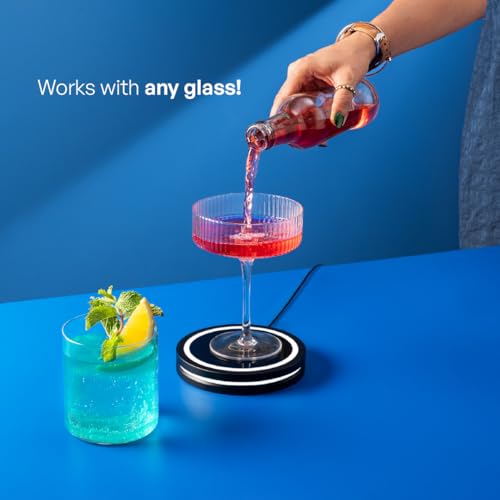 Image of Barsys Coaster 2.0 - AI Cocktail & Mocktail Maker, AI Powered & App Enabled with Unlimited Recipes, Portable, USB-Powered Drink Maker (Black)
