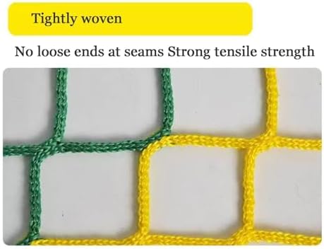 Stair Protection Net - Durable Impact-Resistant Bunk Bed Guard Rails, Safety Netting for Top Bunk & Playgrounds (1x2m / 3.3x6.6ft)