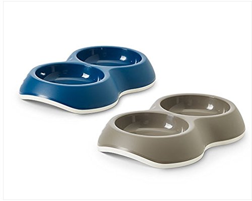 SAVIC ベルギーサヴィッチ社製 犬用食器 デリスダブルフードボウル0.2L