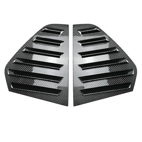 Persiennes de lunette arrière look carbone pour relooker votre Golf MK7 MK6 au quotidien