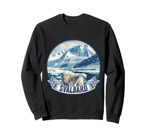 Svalbard - Noruega - Vintage Fun Travel Sudadera