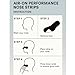 AIR-ON Performance Nose Strips (30 Count) | Nasal Strip for Breathing, Less Snoring & Sleeping Relief | Extra Strength, Wide Body | Drug-Free - Adhesive, Athletic Support, Sweat & Oil Proof - Black