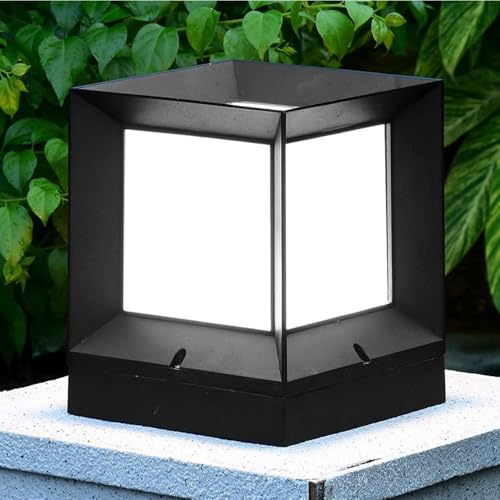 Lanterne pilier E27 en aluminium étanche IP65 pour l'éclairage extérieur de villa