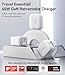 TORRAS FlexLine 40W for iPhone 16 Charger, Dual-Port USB C Charger Block with Retractable Cable, Fast Charging Type C Adapter for Samsung Galaxy S25 Ultra/Google Pixel 10 Pro with Foldable Plug