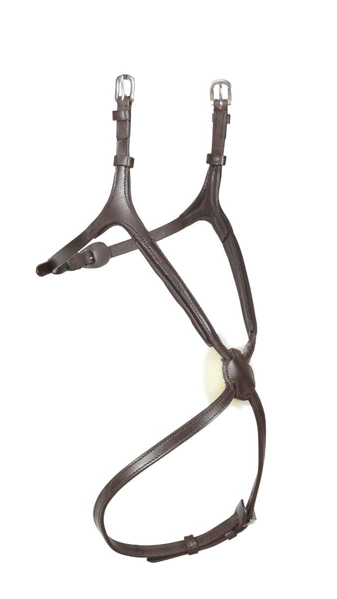 Shires Velociti Rapida Leather Grackle Noseband (Cob, Havana)