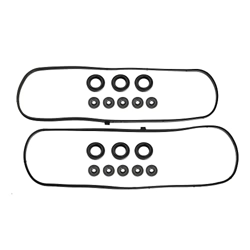X AUTOHAUX Engine Valve Cover Gaskets Seals Set for Honda