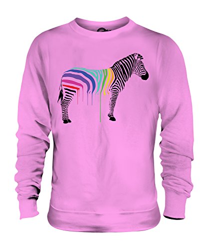 Sweat-Shirt Candymix Zèbre Arc-en-Ciel pour vos Sorties Urbaines