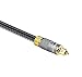 MythGeek Digital Optical Audio 24K Gold Plated Toslink Cable 6FT- CL3 Rated