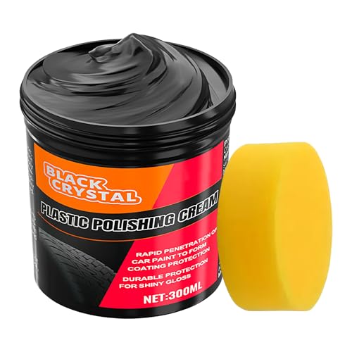 Generico Renovación de plástico automotriz, producto de restauración Cansado y brillante revestimiento exterior, protección UV y antidecoloración, mantenimiento duradero para parachoques, puertas y