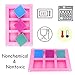 Soap Silicone Molds 2pcs 12 Cavities Square Baking Mold for Soap Candles and Jelly