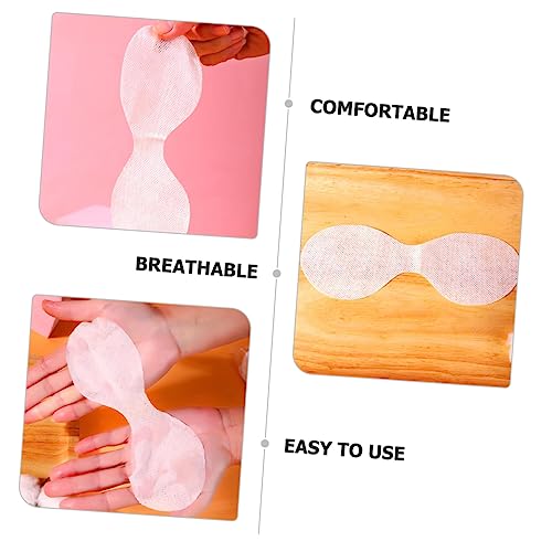 Ipetboom 100 Folhas De Malha De Algodão Máscara De Olho Papel Não Tecido DIY Papel De Compressa Úmid