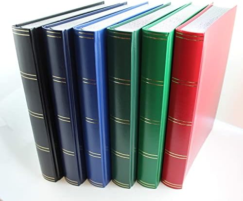 Dauwalders 30/60 Black Page Stamp Album Stockbook (Black)