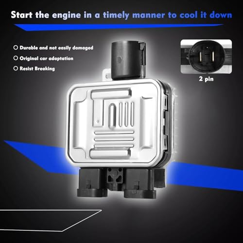 Merautop SJ Kühlerlüftersteuerungsmodul Relais Lüftersteuergerätmodul Steuermodul für Kühlerlüfter Ersatz für Galaxy S-Max Mondeo X-Type Freelander XC60 S60 V60 Autozubehör Teil# 31338823 940004000