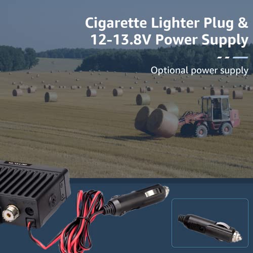 Retevis Ra25 Gmrs Mobile Radio,Gmrs Radio With Cigarette Lighter Plug,Mini Mobile Car Radio 8 Gmrs Repeater Channel Dual Band Receiving, Mobile Gmrs Two Way Radio For Farm Overlanding #TOP3