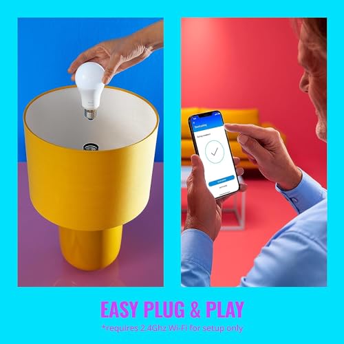Image of WiZ 60W A19 Tunable White LED Smart Bulb - Pack of 1 - E26- Indoor - Connects to Your Existing Wi-Fi - Control with Voice or App + Activate with Motion - Matter Compatible