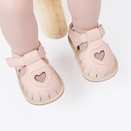 image for Sawimlgy Baby Girls Boys Sandals Summer Flowers Shoe Rubber Sole PU Le