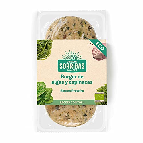 Hamburguesa Vegetal Algas y Espinacas Obrador Sorribas 160 g Cover