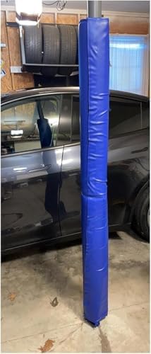 6 Ft Tall Wrap Around Basement Column Pad - Foam Post Padding for Outdoor Gym, Playground, Basketball Hoop & Awning Poles - All Weather Protective Pads for Kids & Players