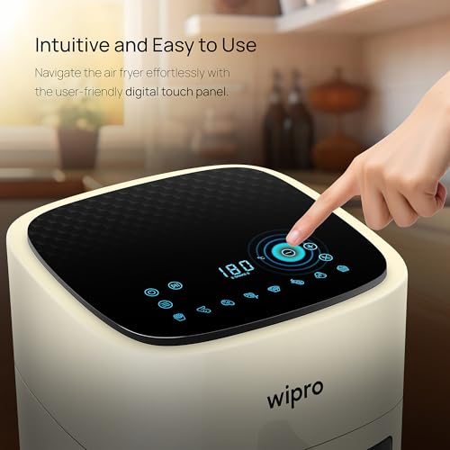 wipro Store Wipro Elato CAF 201 4.2L Digital Air Fryer White - Image 4