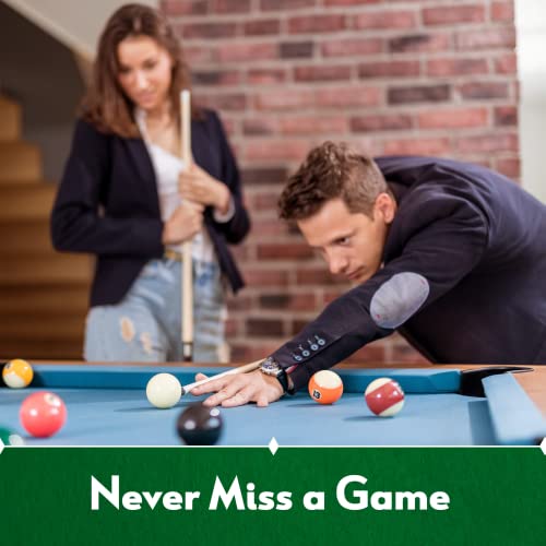 Iszy Billiards Hard Pool Cue/Billiard Stick Carrying Case, Green/Black,Ct-Oval-Greenblack #TOP7