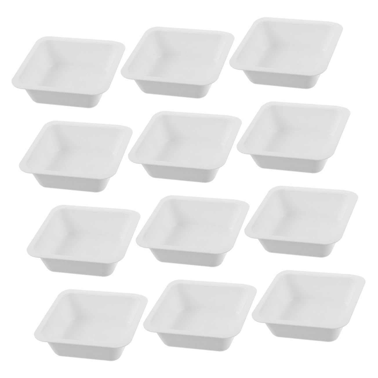 COSMEVIVI Flexible 250ml Weighing Boat Plastic Weighing Plate Lab Equipment 30pcs