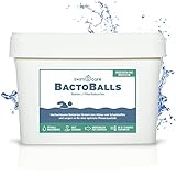 swimcare® BactoBalls - 5 kg - Starterbakterien/Filterbakterien für den Schwimmteich - Schafft intaktes, biologisches Gleichgewicht - Verbesserung der Wasserqualität - Für alle Filteranlagen