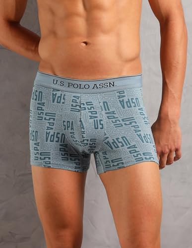 Image of U.S. Polo ASSN. Mens OET17 Solid Breathable Underwear Trunks - Pack of 3