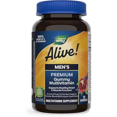Nature’s Way Alive! Men’s Gummy Multivitamins, 75 Gummies Cover