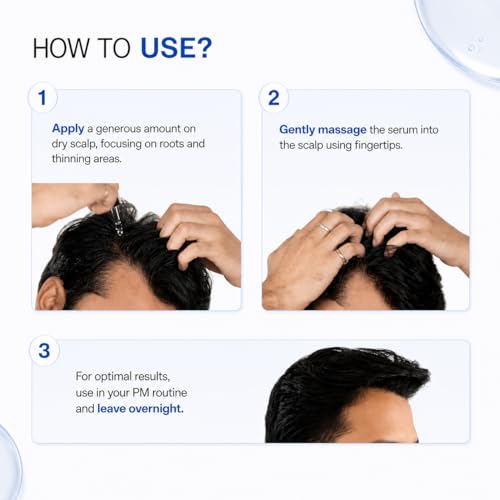 Image of Advanced Hair Growth Serum | 3% Redensyl + 4% Anagain + 3% Biacapil + Capilia Longa with Biotin, Rosemary & Rice Water - Hair Fall Control & Thicker Hair - 60 ml / 2.02 fl oz
