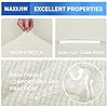 MAXIJIN Stretch Chair Cover Chair Slipcovers with Arms 1-Piece Couch Sofa Chair Covers for Living Room Non Slip Armchair Cover (31"-46") Furniture Protector Dogs Pet Friendly (Chair, Light Beige) #4