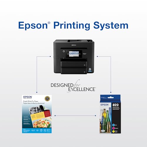 Image of Epson 822XL Genuine High Capacity Pigment Ink Cartridge 4-Pack T822XL-XCS