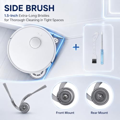 Image of 29 Pack Saros 20 Sonic Accessories Kit | 1 Mop Cleane Brush,2 Set Roller Brush,4 Mop Pads,6 Hepa Filters,6 Side Brush,6 Vacuum Bags,2 Tool【Only Saros 20 Sonic】