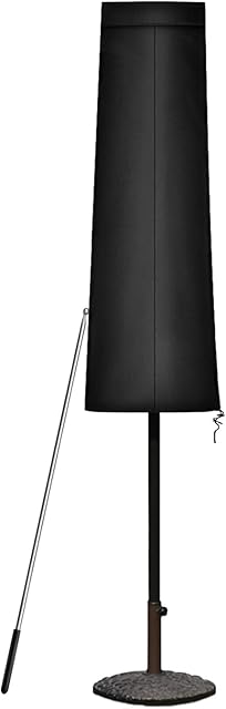 Dokon Double-Sided Parasol Cover with Air Vent, Waterproof, Anti-UV, Heavy Duty 600D Oxford Fabric Patio Umbrella Covers with Rod, Garden Parasol Cover for 4.6m Double Outdoor Umbrella (170x50/65cm)