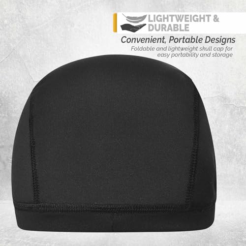 Image of DSC Cricket Helmet Skull Cap for Mens | Breathable, Sweat-Wicking, 4-Way Stretch Under-Helmet Inner Cap | Choice of Classic Slip-On or Adjustable Tie-Knot Design