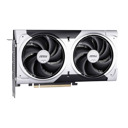 Image of MSI GeForce RTX 5060 Ti 8G Ventus 2X Plus Graphic Card - NVIDIA GeForce RTX 5060 Ti GPU, 8GB GDDR7 128-bit Memory, 28 Gbps, PCI Express Gen 5 x16 Interface, Upto 2602 MHz, STORMFORCE Fan