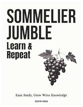 Paperback Sommelier Jumble: Learn & Repeat: Ease Study, Grow Wine Knowledge Book