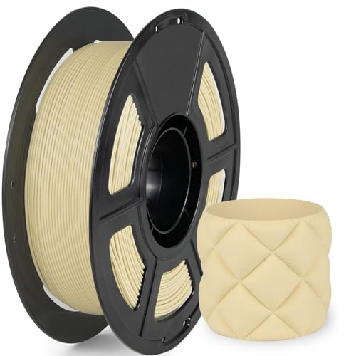 ISANMATE Matte PLA Filament 1.75mm Beige PLA 3D Printer Filament 1kg (2.2lbs) for Bambu Lab 3D Printers,AMS,AMSLite,Dimensional Accuracy +/- 0.02mm