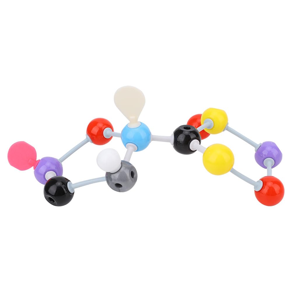 Kit de modèles moléculaires pour chimie organique et inorganique, type boule et bâton, ensemble de 206 pièces avec atomes et liaisons pour étudiants et enseignants