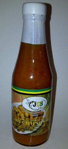 JCS Hot Calypso Sauce - West Indian Style 11.5 oz - Product of Jamaican