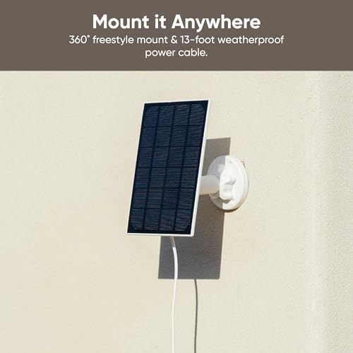WYZE Wireless Outdoor/Indoor Battery Security Camera, 2.5K HDR Color Night Vision, Motion Detection, Spotlight&Siren, 2-Way Audio, Alexa&Google Assistant Compatible Solar Panel for Solar Charging thumbnail 4