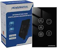 Interruptor Wifi Para Ventilador De Teto Exaustor Luz Smart