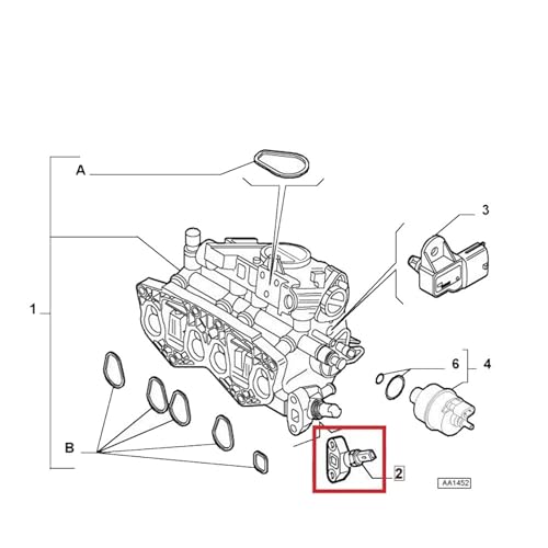 Sensor de temperatura de refrigerante 46824133 para Lancia Ypsilon 1.2 modelos 2003 a 2011 4