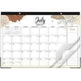 Desk Calendar 2023-2024 - 18 Monthly Desk/Wall Calendar 2023-2024, Jul. 2023 - Dec. 2024, 17”X 12”,