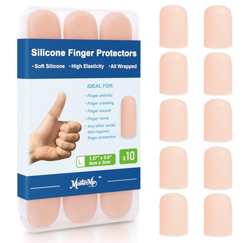 Gel Finger Cots Protectors, Silicone Covers, Bandages, Caps &amp; Sleeves, Nude