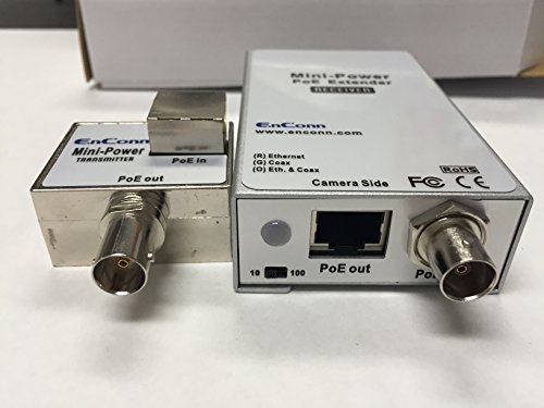 PoE Ethernet Extender Set Over Coaxial Cable (EoC) for IP Security CCTV Camera Transmitting Data and Power up to 800ft Long Distance - Thumbnail 2