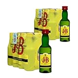 J&B Rare Scotch Whisky Mignon | Blended Whisky Miniature | Confezione da 24 Bottigliette da 5cl