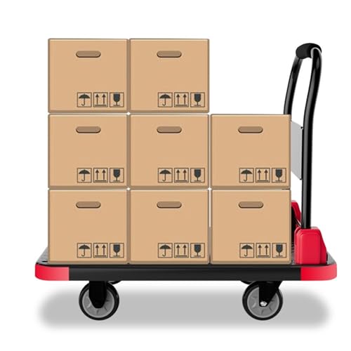Carretilla plegable plataforma con ruedas silenciosas miniatura 7